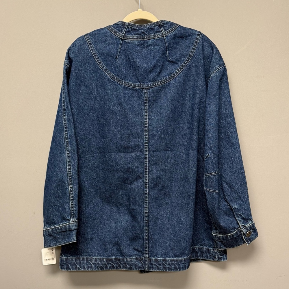 Free People Dark Indigo Denim Jacket - Picture 6 of 10